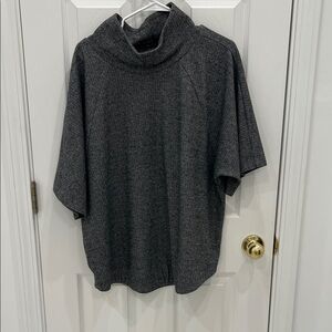 Kal Rieman Houndstooth Cowl Neck Top - XL